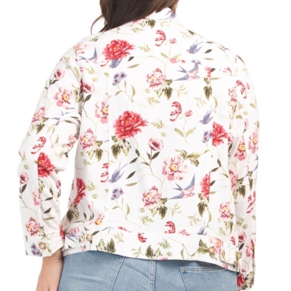 NWT TAHARI Plus Linen Blend Jacket Linen/viscose US 1X - Picture 2 of 7